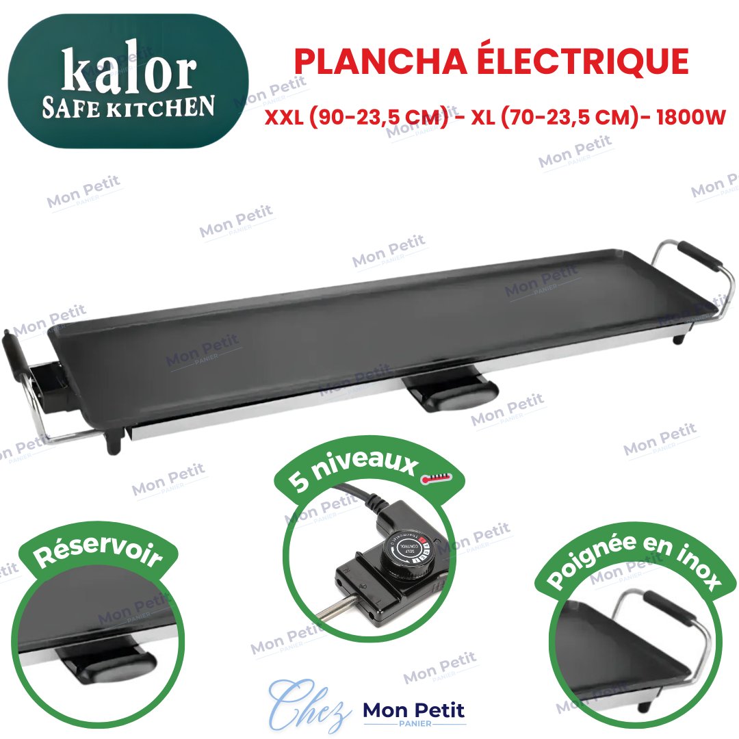 مقلاة كهربائية KALOR - plancha ÉLECTRIQUE - Mon petit panier